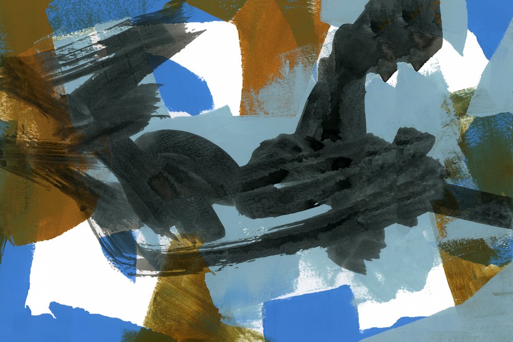 Dynamic Abstract Brushstrokes by cartissi