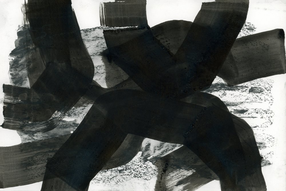 Dynamic Black Strokes by cartissi