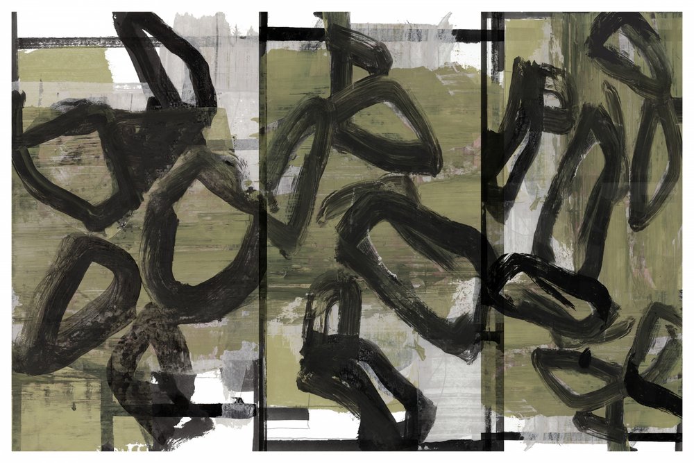 Dynamic Brushstroke Abstract by cartissi