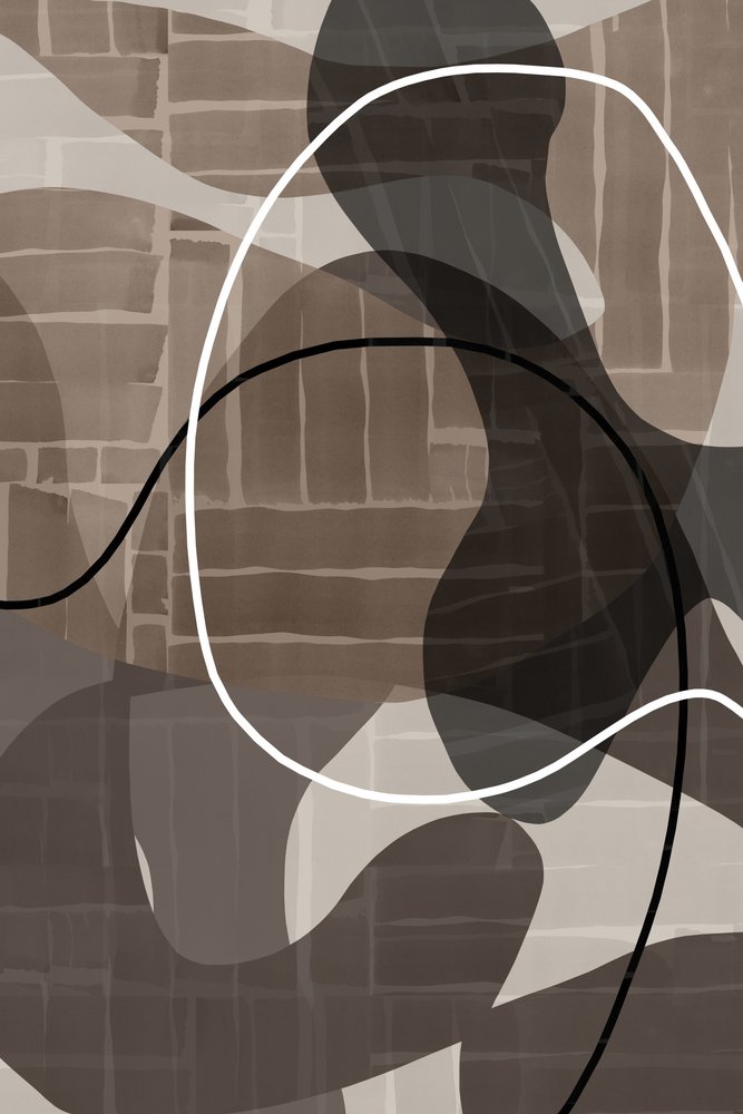 Earthy Abstract Curves by cartissi