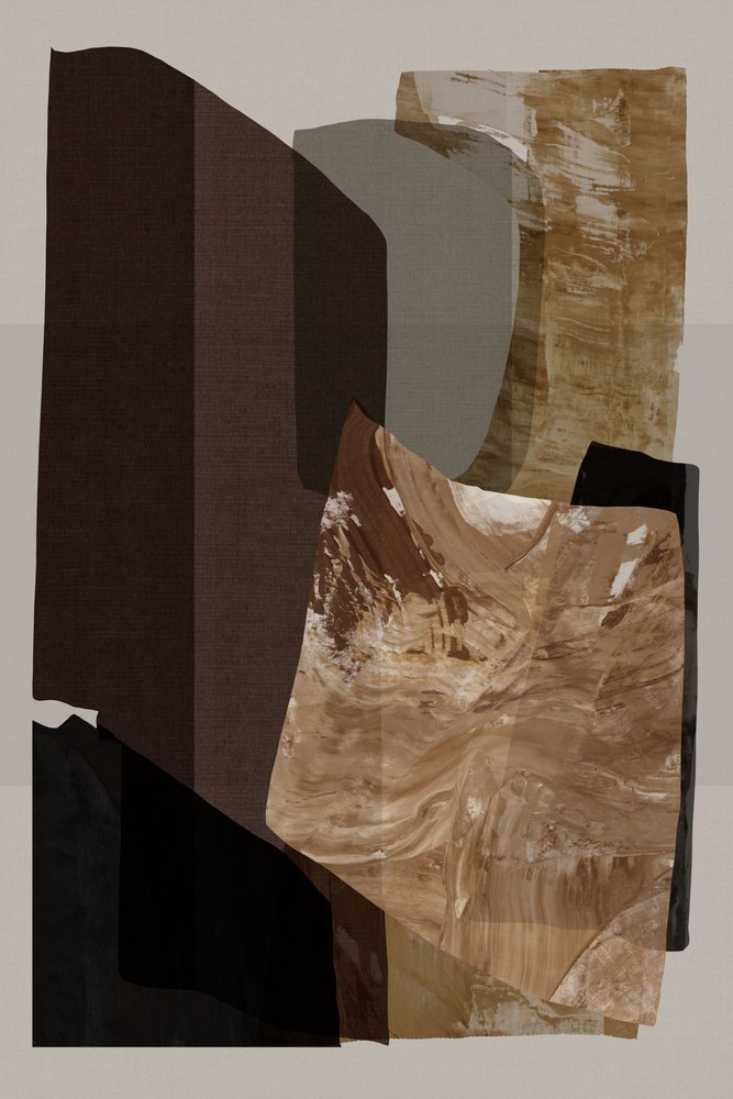 Earthy Abstract Forms by cartissi