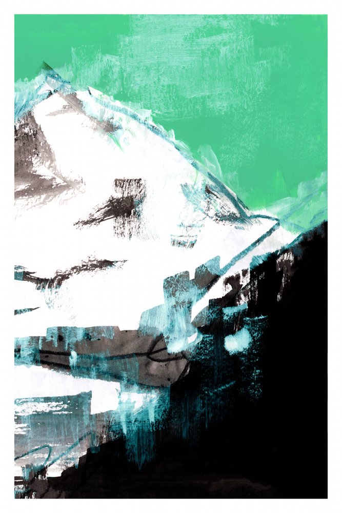 Emerald Sky Mountain by cartissi