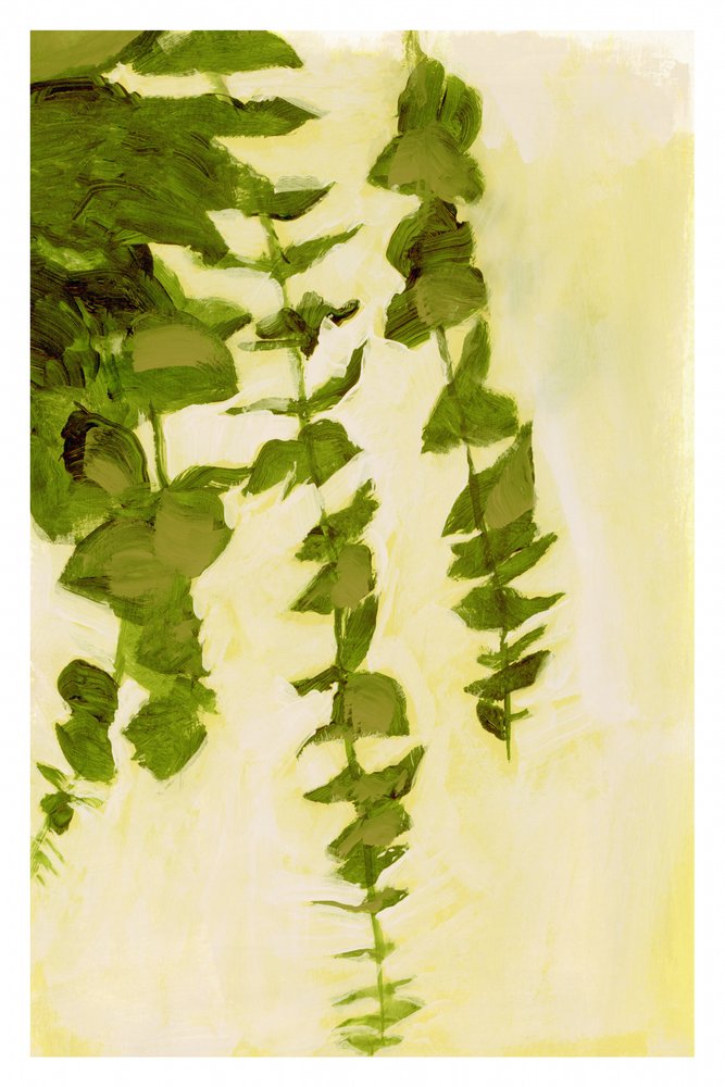 Flowing Green Leaves by cartissi