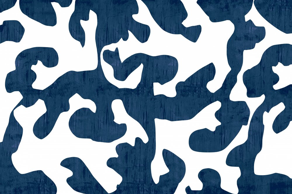 Fluid Indigo Pattern by cartissi