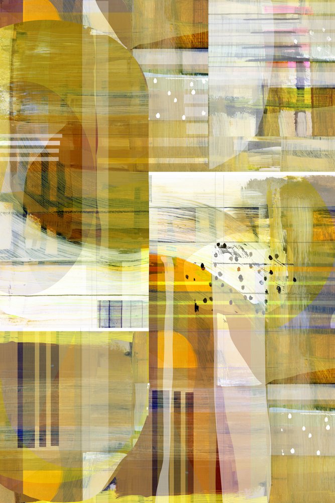 Golden Abstract Layers by cartissi