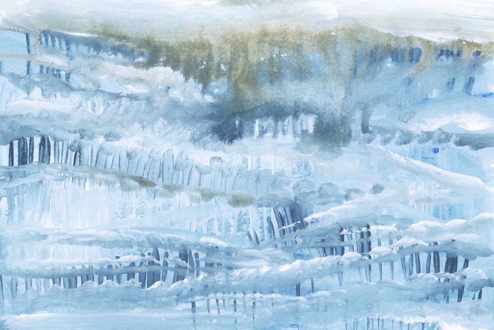 Icy Blue Landscape by cartissi