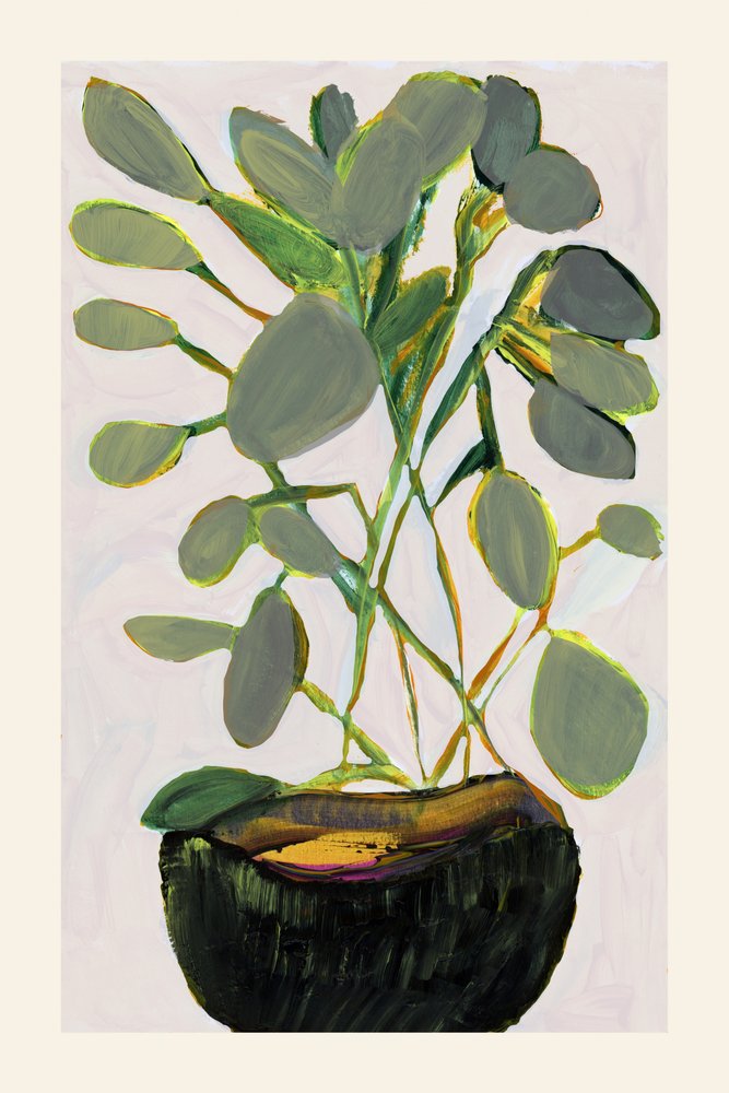 Lush Green Houseplant by cartissi