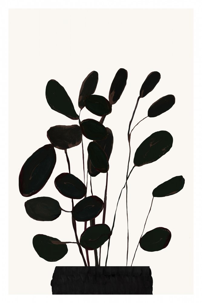 Minimalist House Plant by cartissi