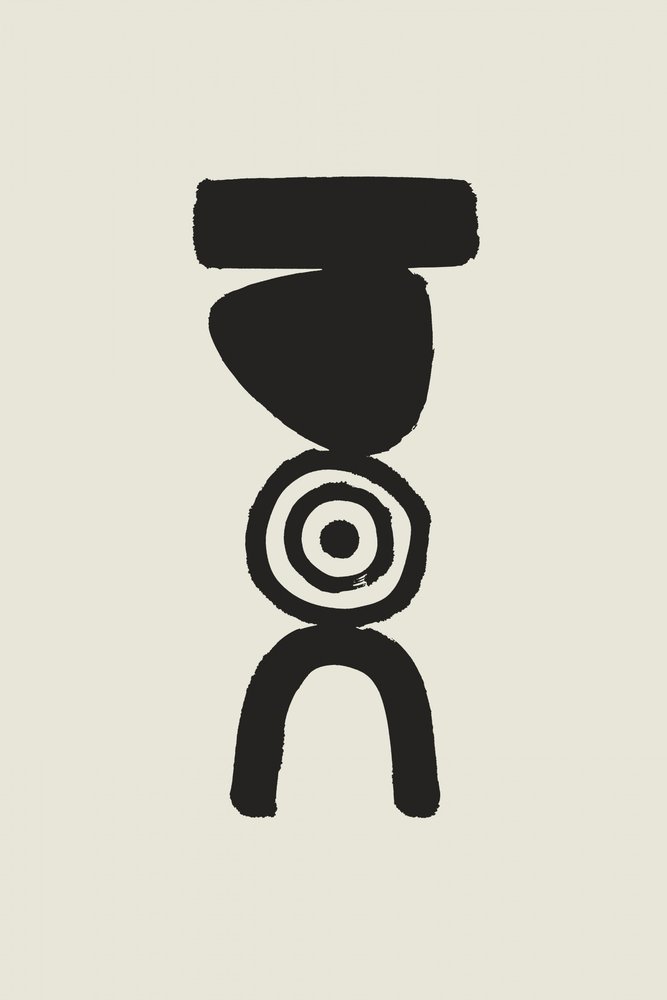 Modern Abstract Balance by cartissi