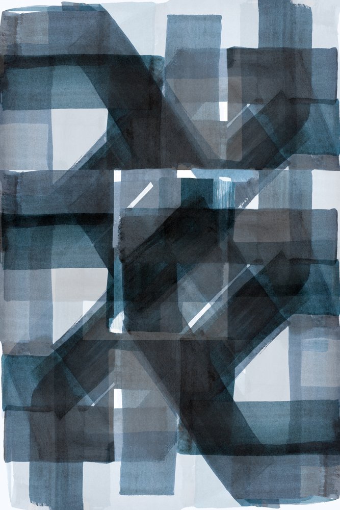 Modern Blue Layers by cartissi