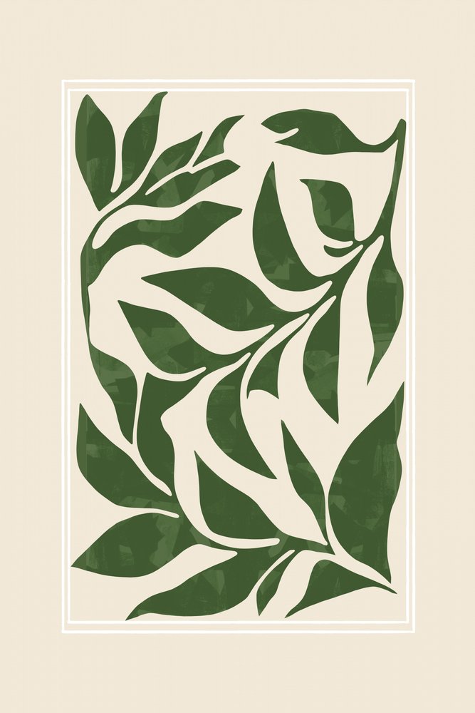 Modern Botanical Leaves by cartissi