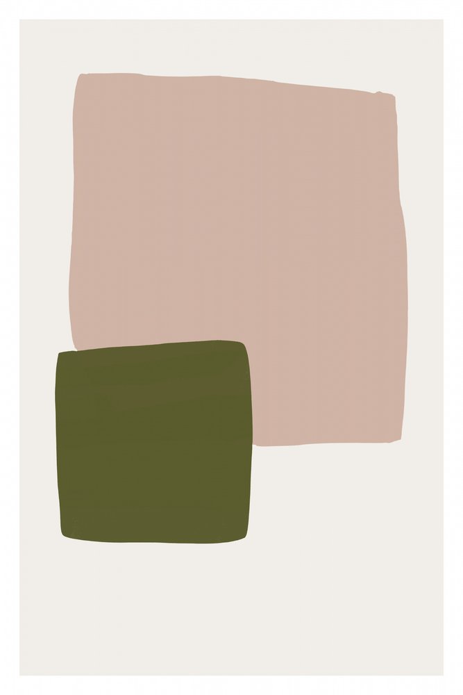 Modern Color Blocks by cartissi: Premium art reproduction