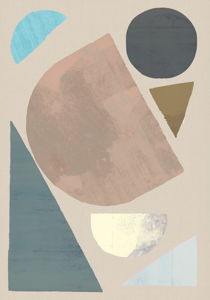 Modern Pastel Shapes by cartissi