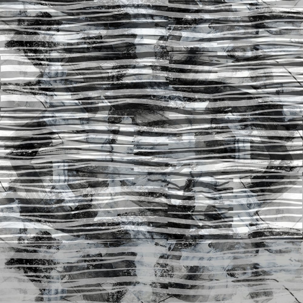 Monochrome Striped Texture by cartissi
