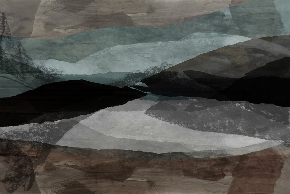 Moody Mountain Lake by cartissi