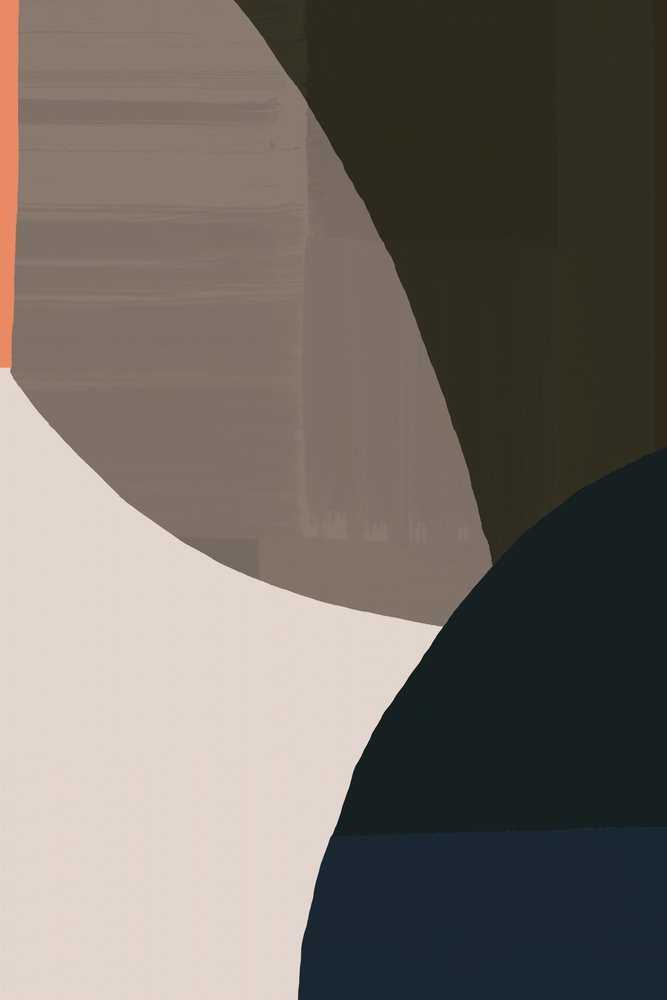 Muted Organic Shapes by cartissi