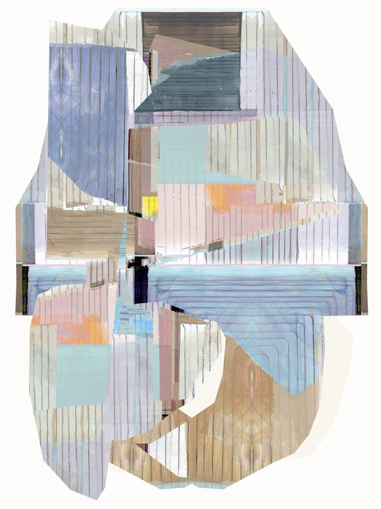Pastel Geometric Layers by cartissi