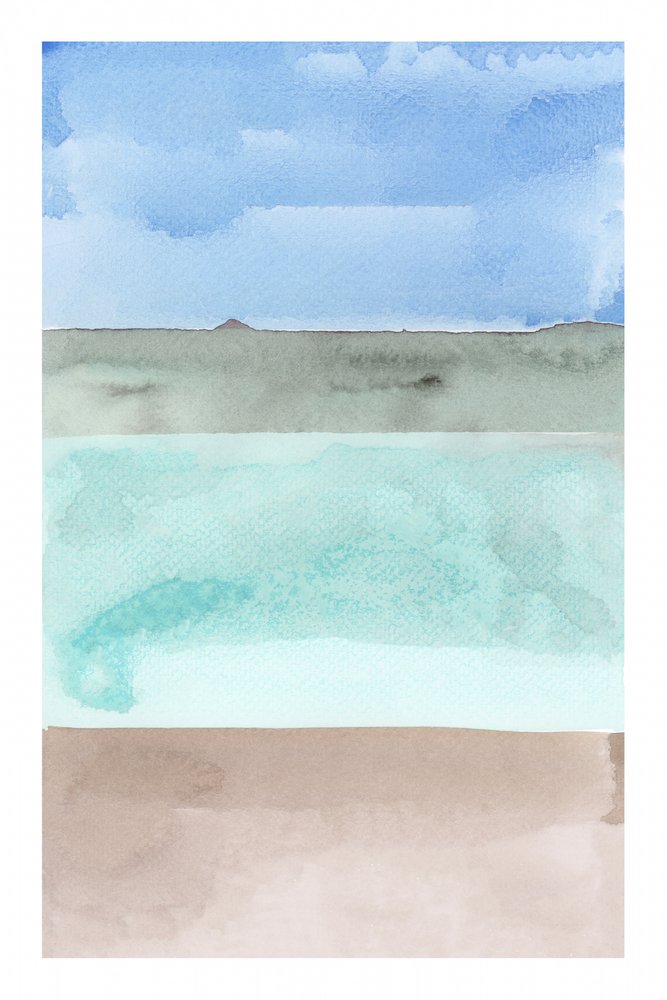 Peaceful Sky Sea Sand by cartissi