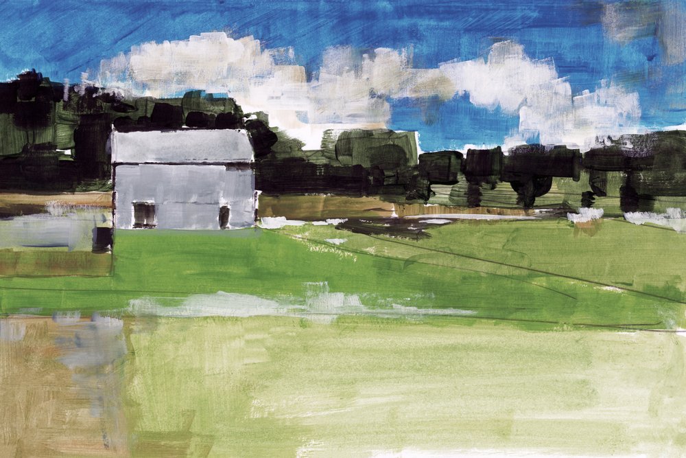 Rustic Barn Landscape by cartissi