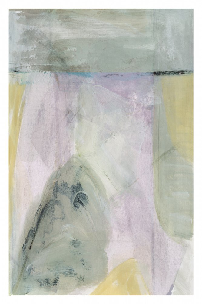 Serene Pastel Abstract by cartissi
