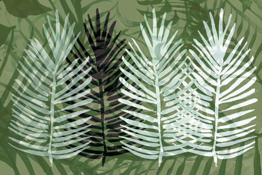 Tropical Green Foliage by cartissi