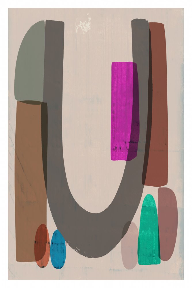 Vibrant Abstract Shapes by cartissi