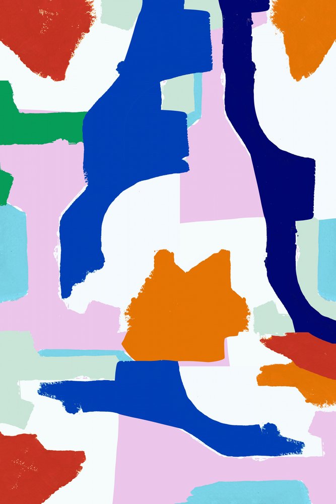 Vibrant Abstract Shapes by cartissi