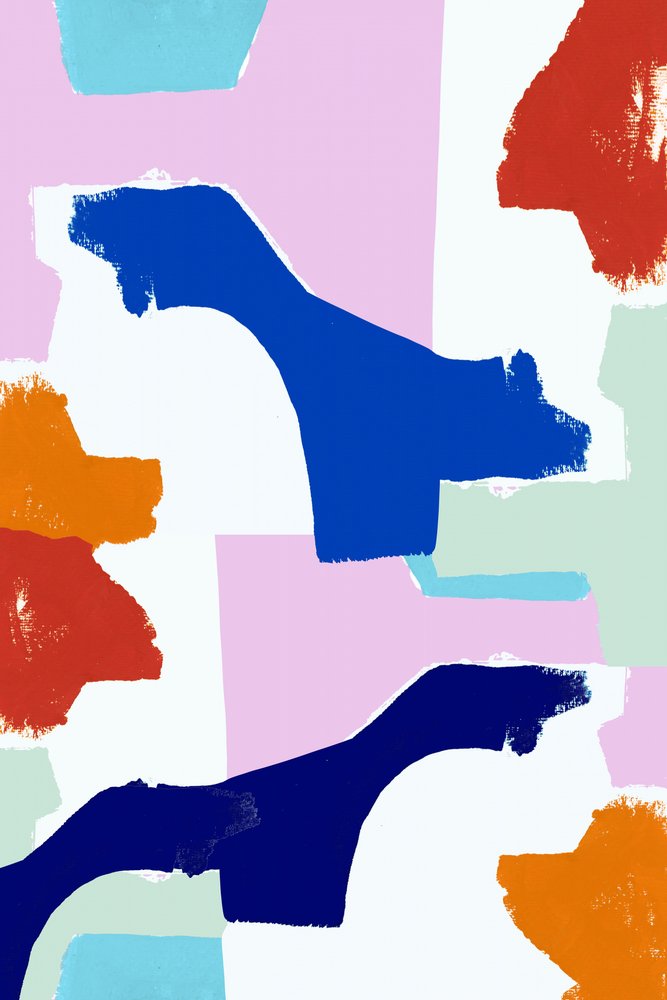 Vibrant Abstract Shapes by cartissi