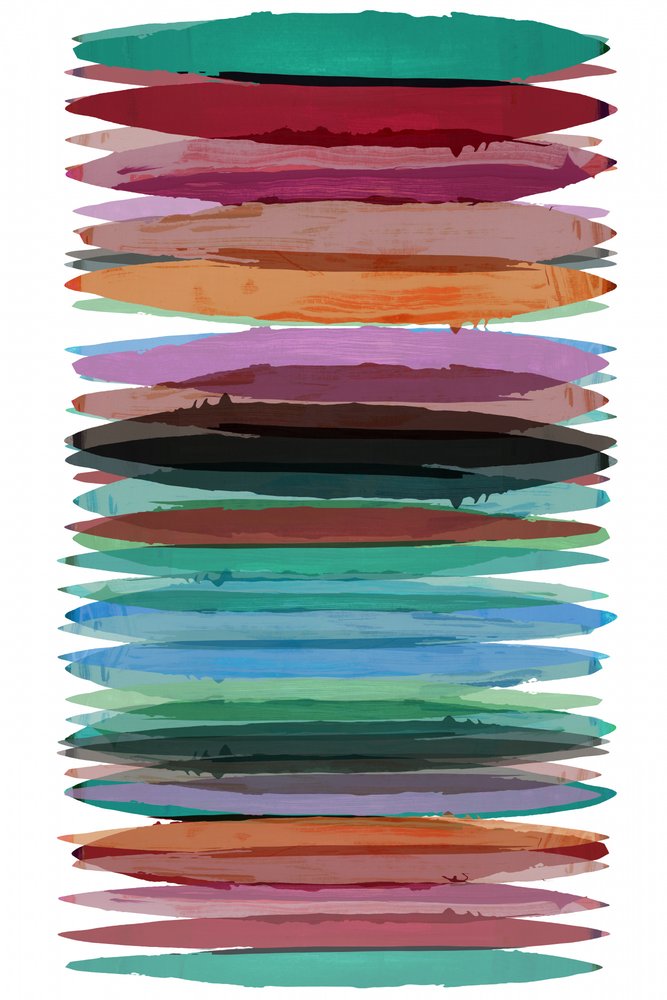 Vibrant Abstract Strokes by cartissi