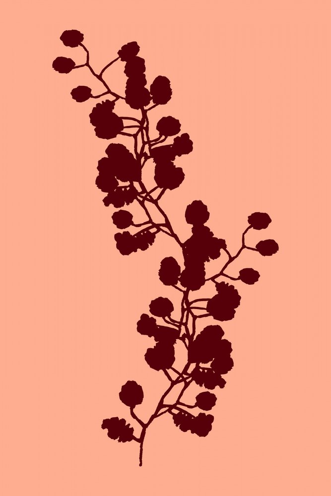 Warm Botanical Silhouette by cartissi