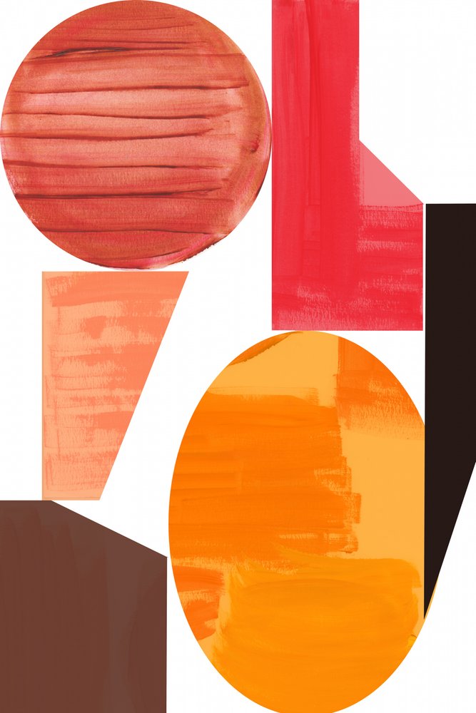 Warm Geometric Shapes by cartissi