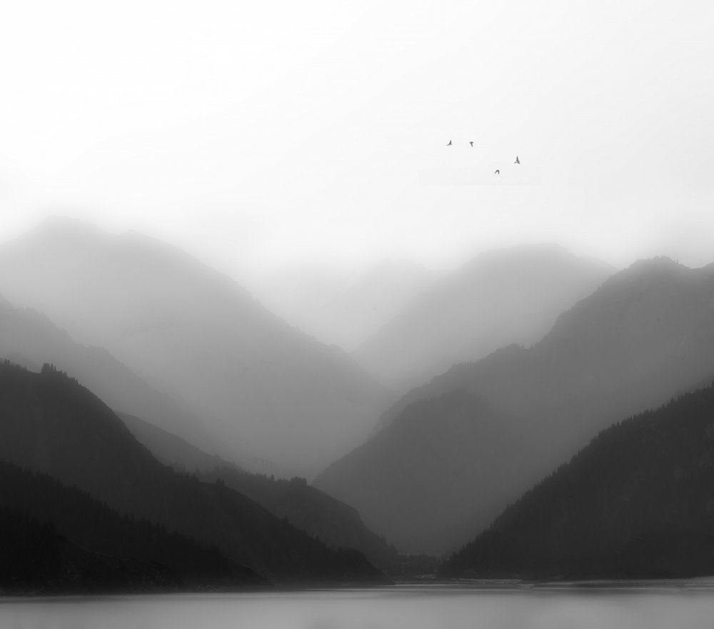 Misty Mountain Layers by chenyi wang