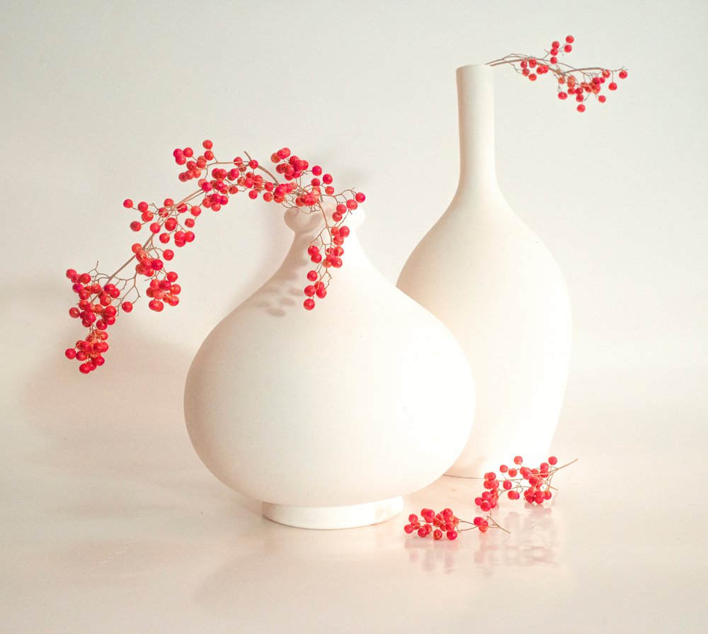 Elegant Berry Vases by enver karanfil