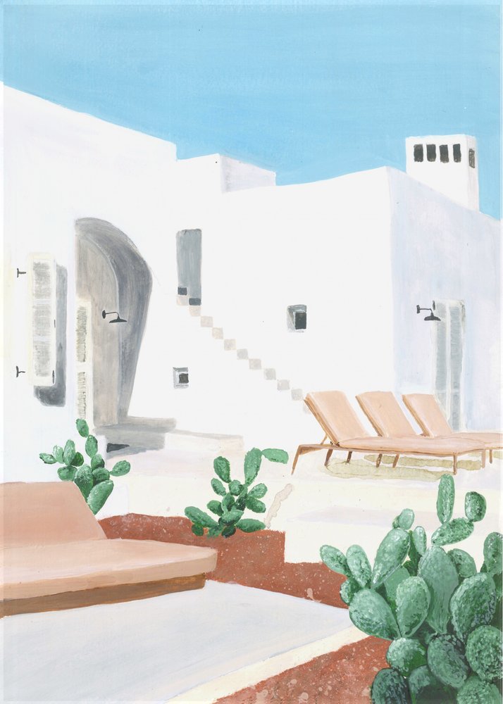 White Desert Retreat by marina dorgan
