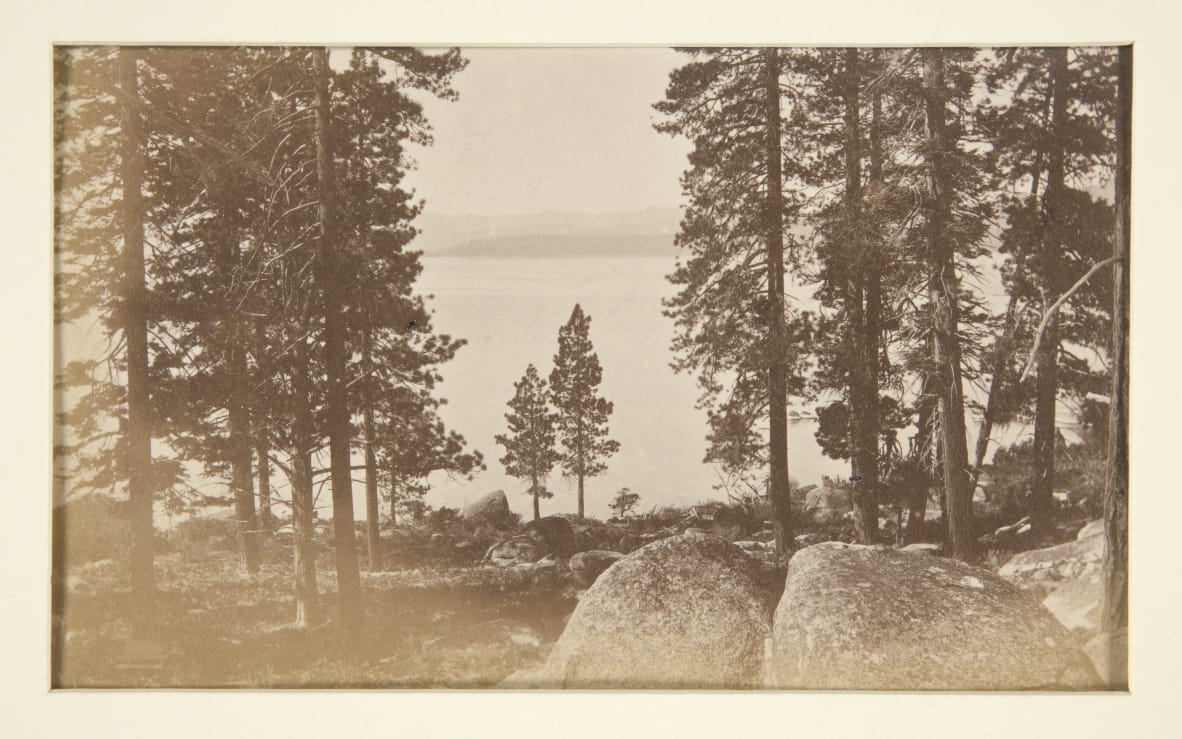 Four Railroad Scenes and Four Views of Lake Tahoe Lake Tahoe from Warm
