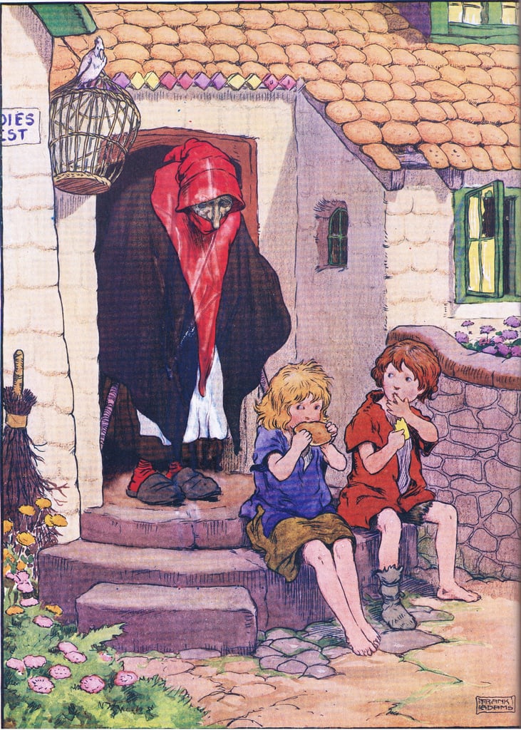 Hansel, Gretel and the witch, from Hansel and Gretel published by Blackie  and Son Limited, c.1940