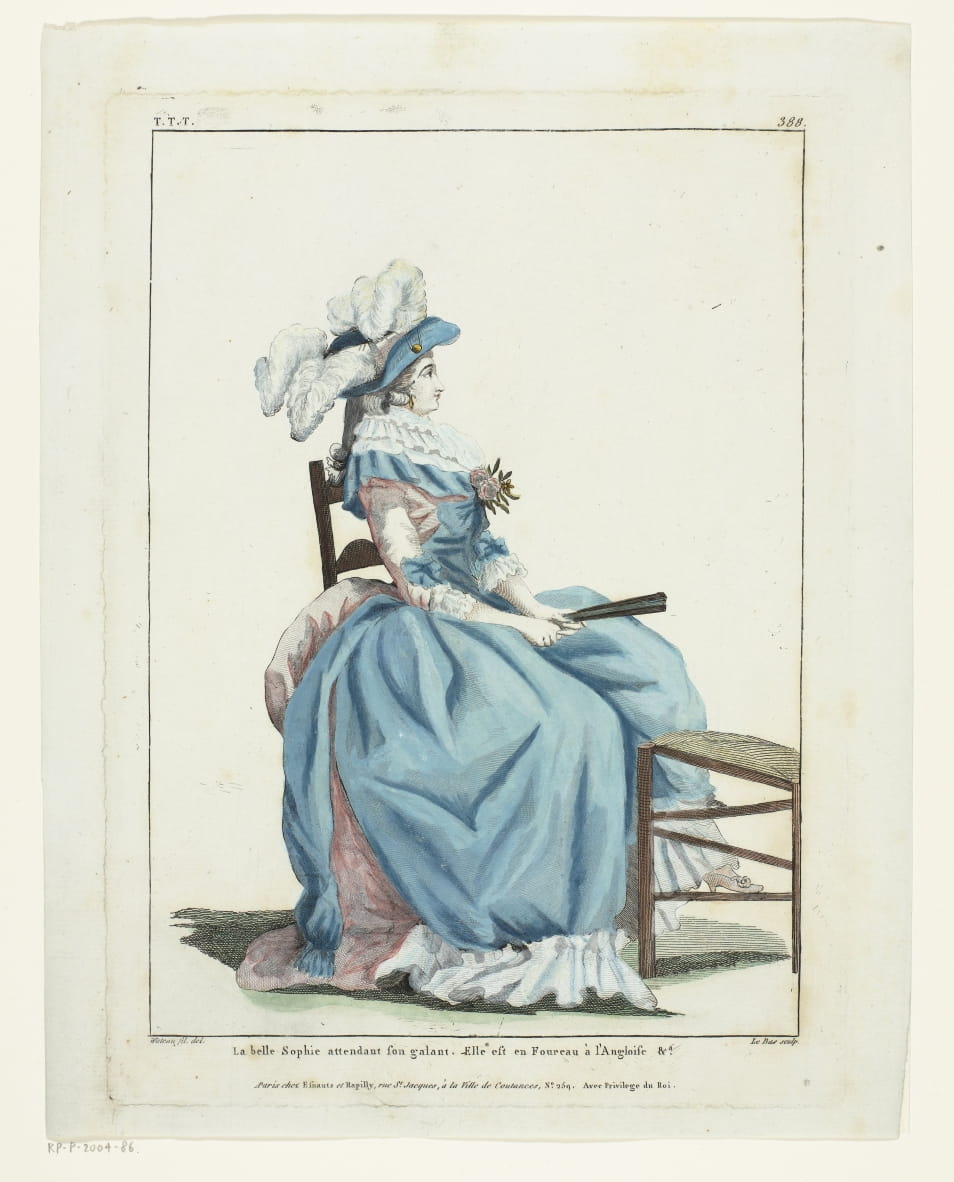 Gallerie des Modes et Costumes Français 1787, TTT.388: The