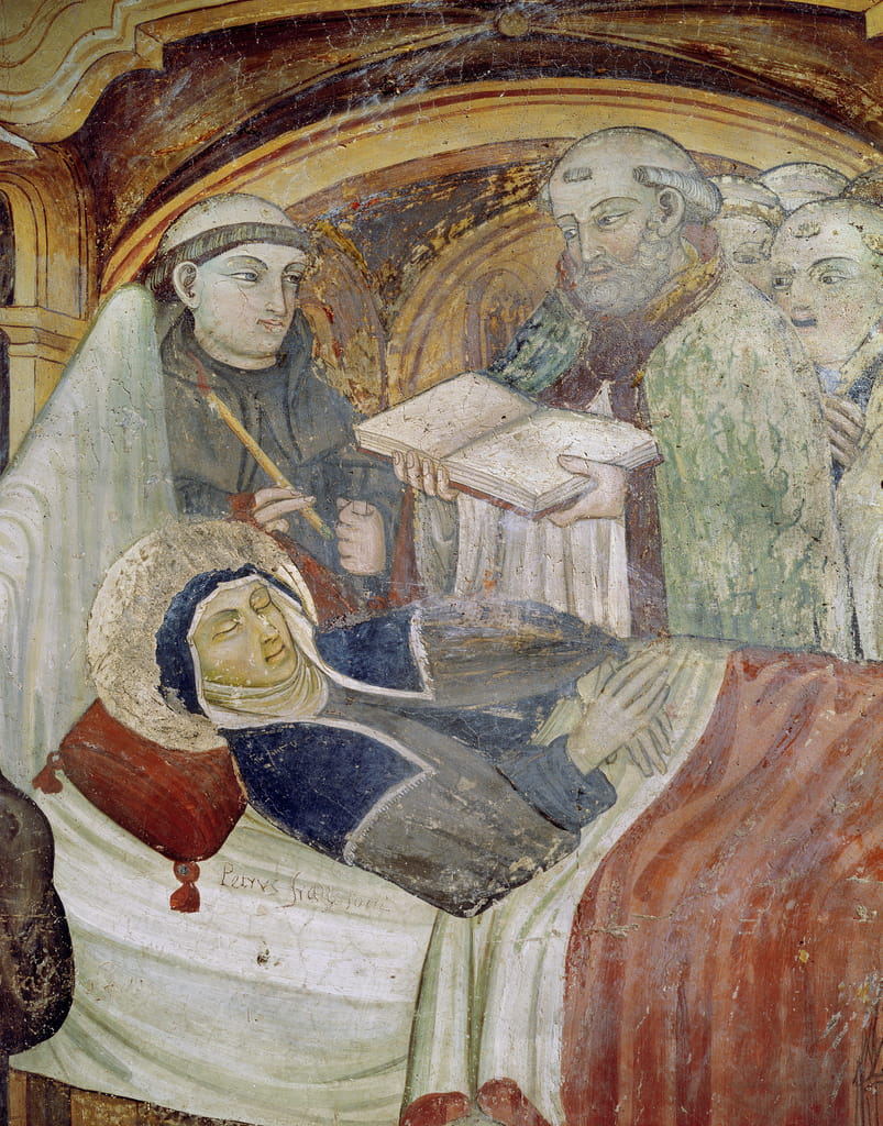 St. Scholastica Framed - Portraits of Saints