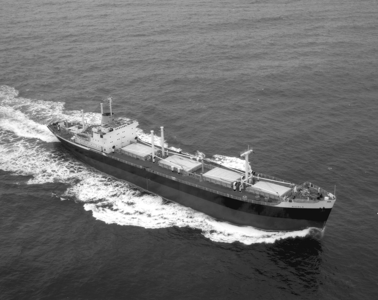 Aerial Starboard Bow Quarter View of Nicola, the First SD14, on Sea Trials, 20 February 1968 by Unbekannt Unbekannt