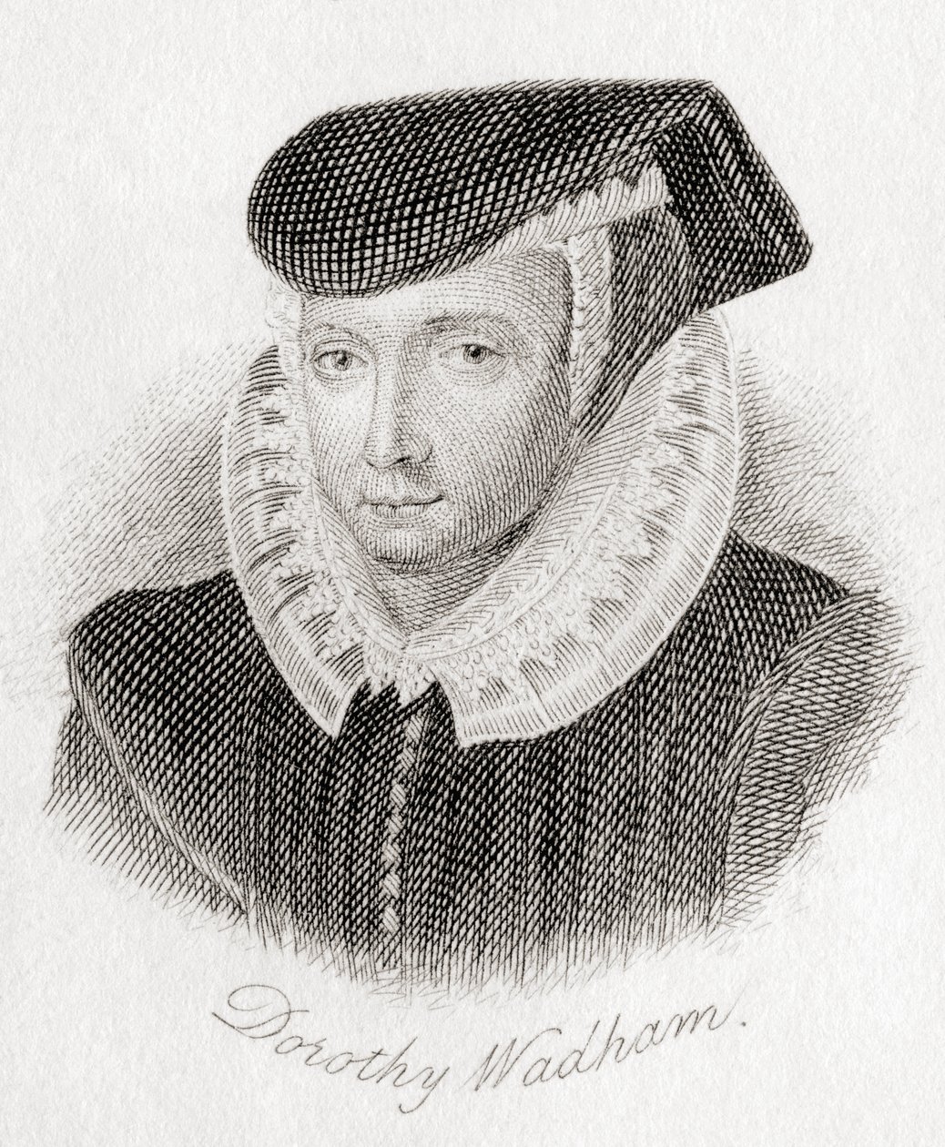 Dorothy Wadham, née Petre, c.1534-1618 by Unknown