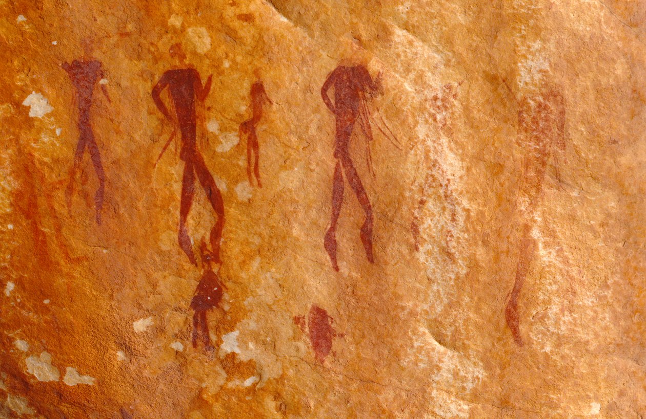 San Rock Paintings, Cedarburg, Western Cape by Unknown