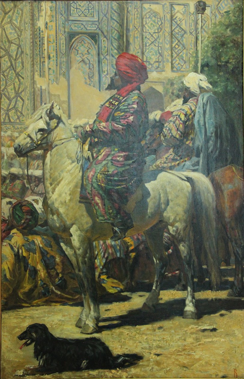 The Rider in Samarkand. Study for the Painting The Triumph by Василий Васильевич Верещагин