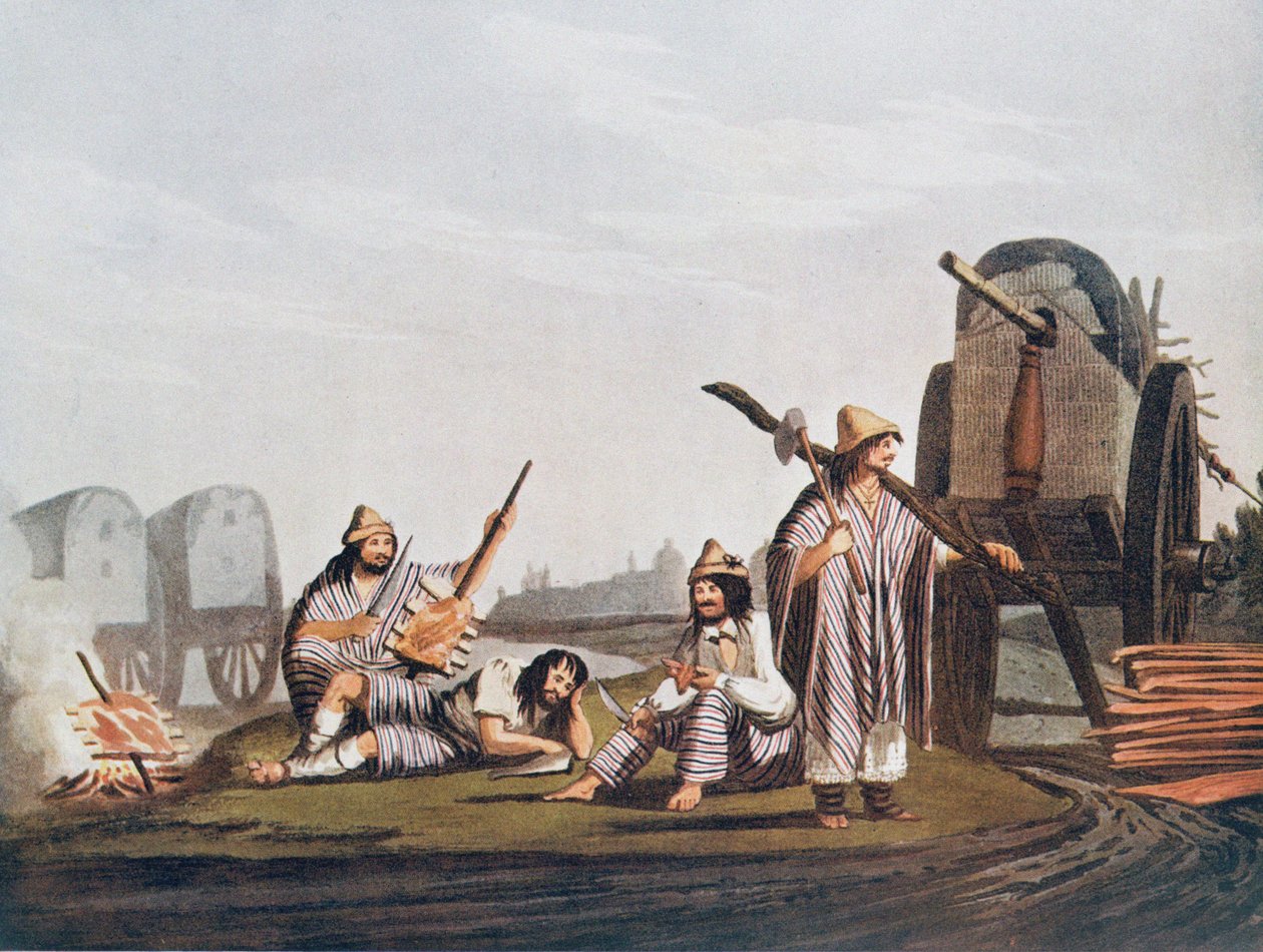 Gauchos of Tucuman, Reproduced from Vidal