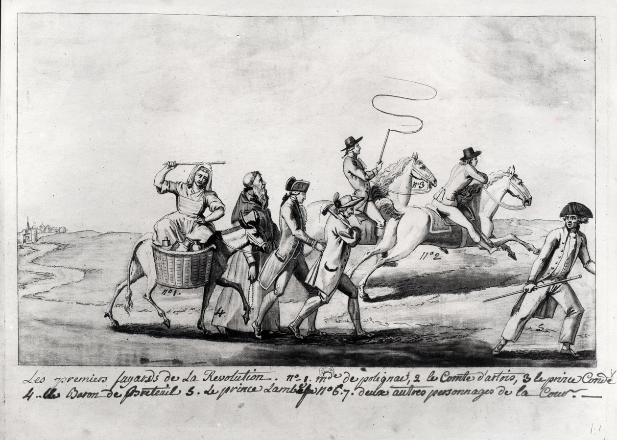 The First Runaways of the Revolution: Mme de Polignac, Comte d