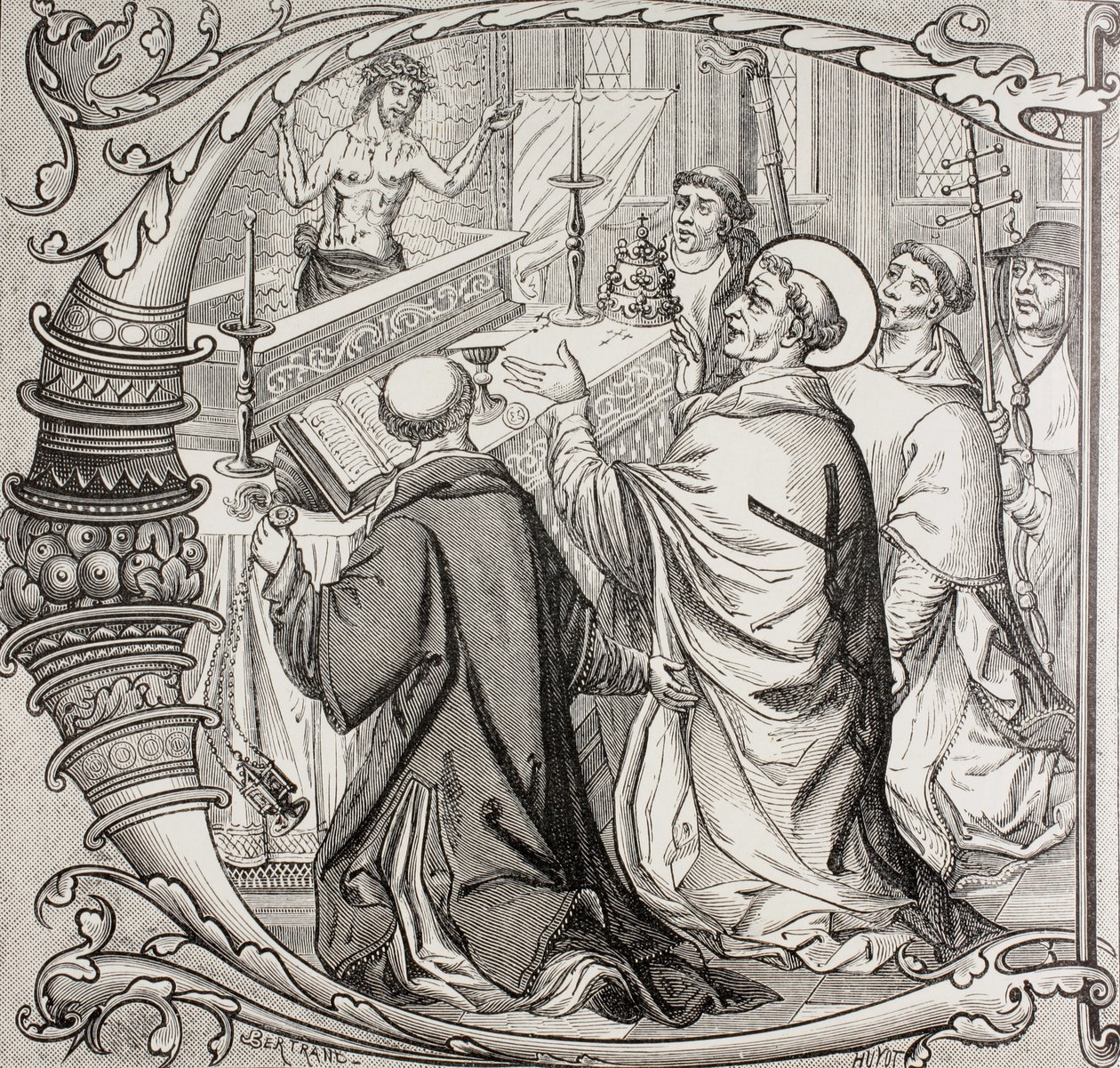 The Mass of Saint Gregory the Great and the Apparition of Jesus Christ as The Man of Sorrows from 