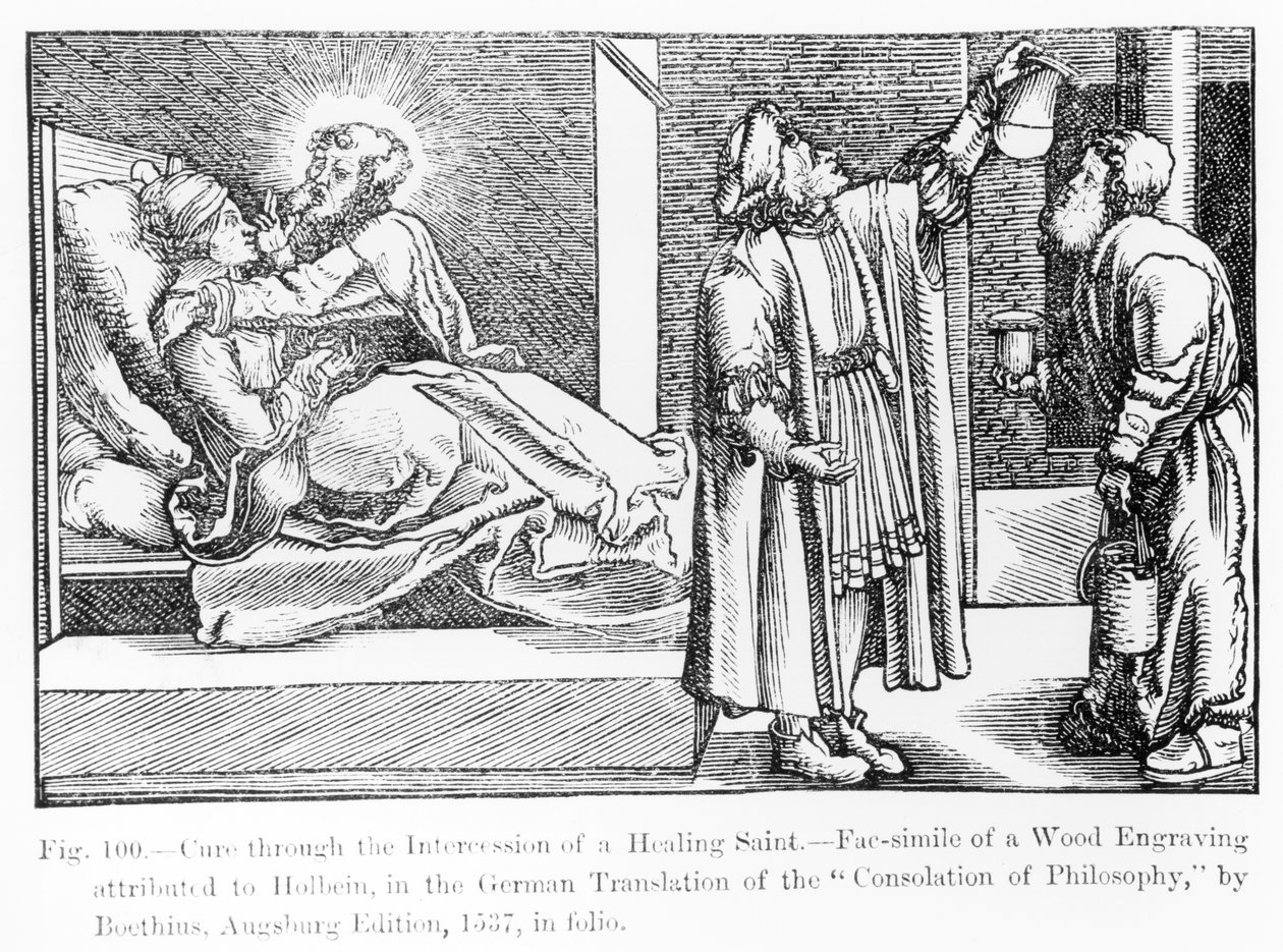 Cure through the Intercession of a Healing Saint, from 