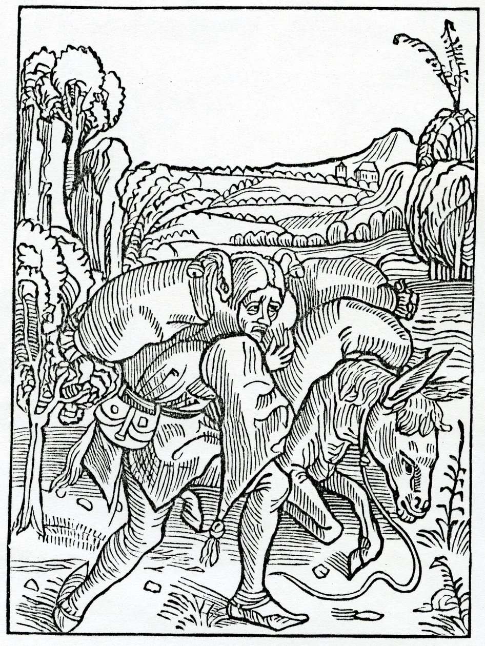 Of Pluralitees, illustration from Alexander Barclay
