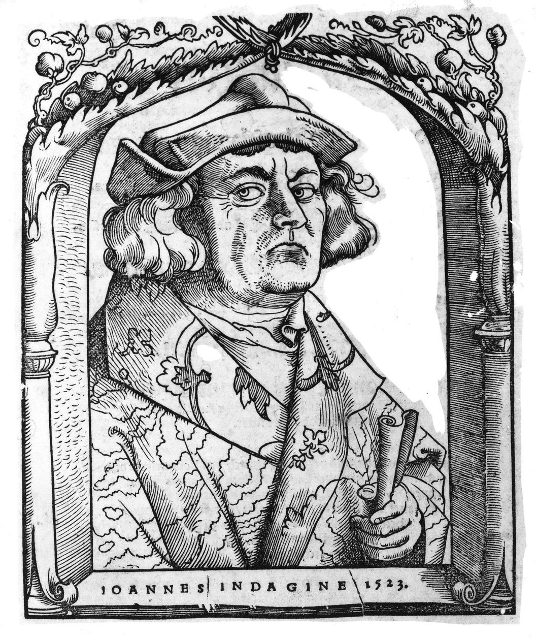 Portrait of John of Indagine, after Hans Baldung Grien, from 