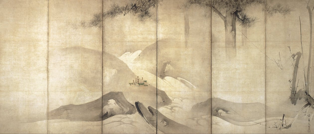 Pine and Plum by Moonlight by Moonlight