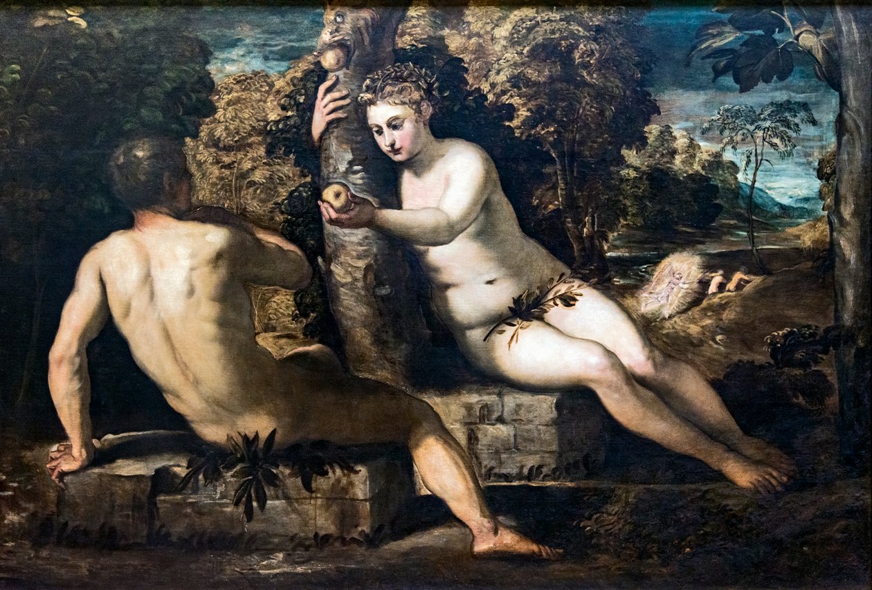 The Temptation of Adam and Eve by Tintoretto
